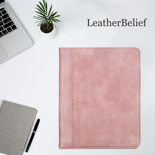 Engraved Business Leather Portfolio A4 Notepad Holder Personalized Padfolio Leather Folio Organizer Unique Christmas Gift