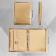 Shining Golden Portfolio 3 Ring Binder