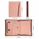 Engraved Business Leather Portfolio A4 Notepad Holder Personalized Padfolio Leather Folio Organizer Unique Christmas Gift