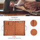 Engraved Business Leather Portfolio A4 Notepad Holder Personalized Padfolio Leather Folio Organizer Unique Christmas Gift