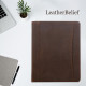 Engraved Business Leather Portfolio, A4 Notepad Holder, Personalized Padfolio Leather Folio Organizer,Unique Festive Gift