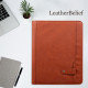 Personalized Leather Portfolio For Mom A4 Zipper leather Folder Monogrammed ipad Padfolio Christmas Gift For Her