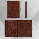 Personalized Leather Portfolio for Men,Engraved Business Padfolio with A4 Notepad Holder,Christmas Gift for Him