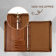 Personalized Business Leather Portfolio Holder A4 Document Organizer,3R Binder Portfolio Cover Best Corporate Gifts