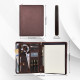 Engraved Business Leather Portfolio A4 Notepad Holder Personalized Padfolio Leather Folio Organizer Unique Gift for Her