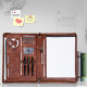 Engraved Business Leather Portfolio A4 Notepad Holder Personalized Padfolio Leather Folio Organizer Unique Gift for Her