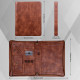 Engraved Business Leather Portfolio A4 Notepad Holder Personalized Padfolio Leather Folio Organizer Unique Gift for Her