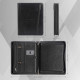 Engraved Business Leather Portfolio iPad Notepad Holder Personalized Padfolio Leather Folio Organizer Unique Christmas Gift