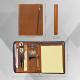 Personalized Leather Portfolio Padfolio Engrave iPad Cover A4 Zipper leather Folder Monogrammed Padfolio Christmas Gift