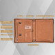 Engraved Business Leather Portfolio iPad Notepad Holder Personalized Padfolio Leather Folio Organizer Unique Christmas Gift