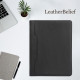 Personalized Leather Portfolio Engrave iPad Cover A4 Zipper leather Folder 3-ring binder Monogrammed Padfolio Christmas Gift