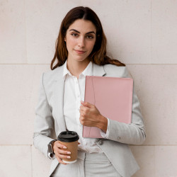 Engraved Business Leather Portfolio,A4 Notepad Holder,Personalized Padfolio Leather Folio Organizer Unique Christmas Gift