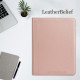 Personalized Leather Portfolio Engrave iPad Cover A4 Zipper leather Folder 3-ring binder Monogrammed Padfolio Christmas Gift