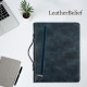 Personalized Leather Portfolio Letter-Size Organizer iPad Leather Padfolio With Zipper A4 Holder Gift