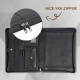 Personalized Leather Portfolio Engrave iPad Cover A4 Zipper leather Folder 3-ring binder Monogrammed Padfolio Christmas Gift