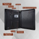 Engraved Business Leather Portfolio A4 Notepad Holder Personalized Padfolio Leather Folio Organizer Unique Christmas Gift