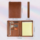 Personalized Leather Portfolio Custom Leather Padfolio A4 Zipper leather Folder Monogrammed Padfolio Christmas Gift