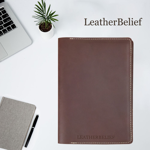 Engraved Business Leather Portfolio A4 Notepad Holder Personalized Padfolio Leather Folio Organizer,Unique Christmas Gift