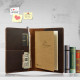 Engraved Business Leather Portfolio A4 Notepad Holder Personalized Padfolio Leather Folio Organizer,Unique Christmas Gift