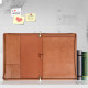 Engraved Business Leather Portfolio A4 Notepad Holder Personalized Padfolio Leather Folio Organizer Unique Christmas Gift